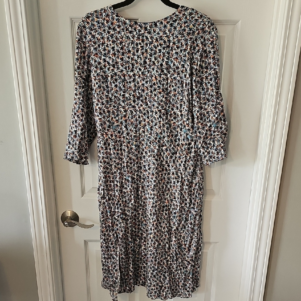 Chic Multicolor Long Sleeve Dress